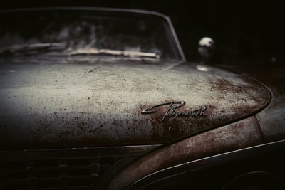 特写摄影的老式汽车
